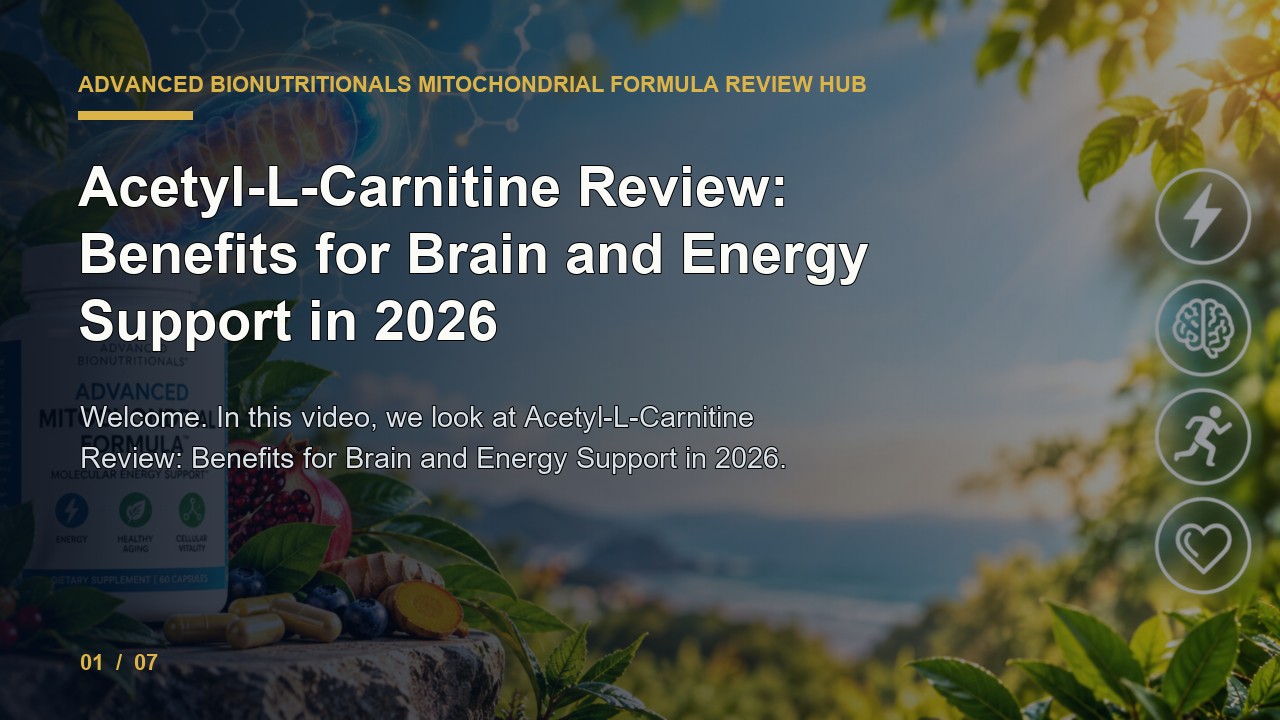 Advanced Bionutritionals Mitochondrial Formula Review: Acetyl L Carnitine Review Benefits for Brain and Energy Support in 2026 video thumbnail