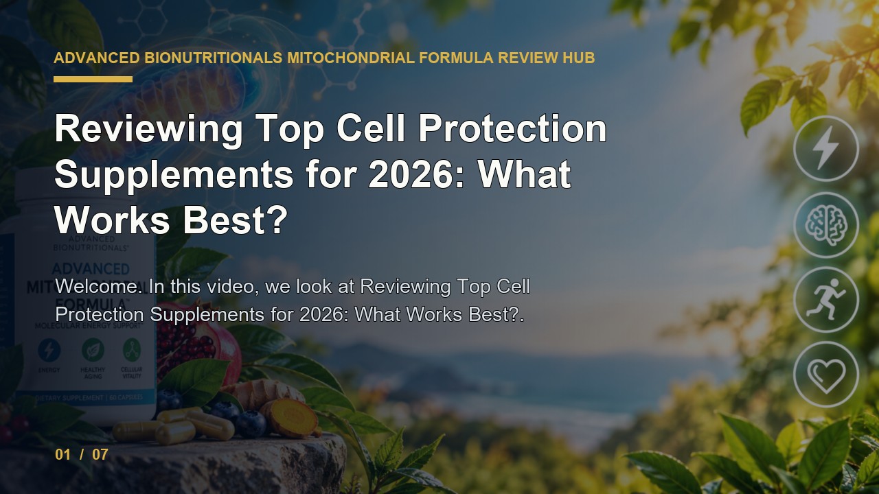 Advanced Bionutritionals Mitochondrial Formula Review: Reviewing Top Cell Protection Supplements for 2026 What Works Best video thumbnail