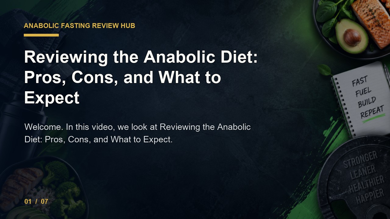 Anabolic Fasting Review: Reviewing the Anabolic Diet Pros Cons and What to Expect video thumbnail