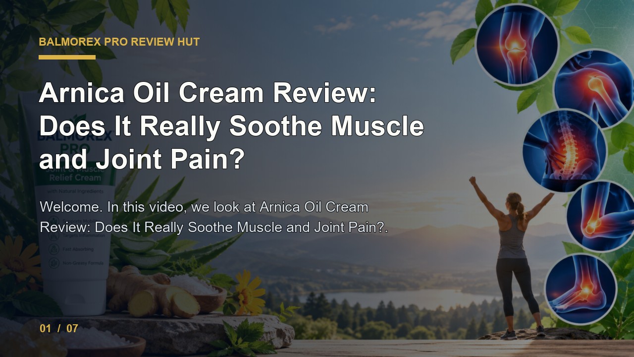 Balmorex Pro Review: Arnica Oil Cream Review Does It Really Soothe Muscle and Joint Pain video thumbnail