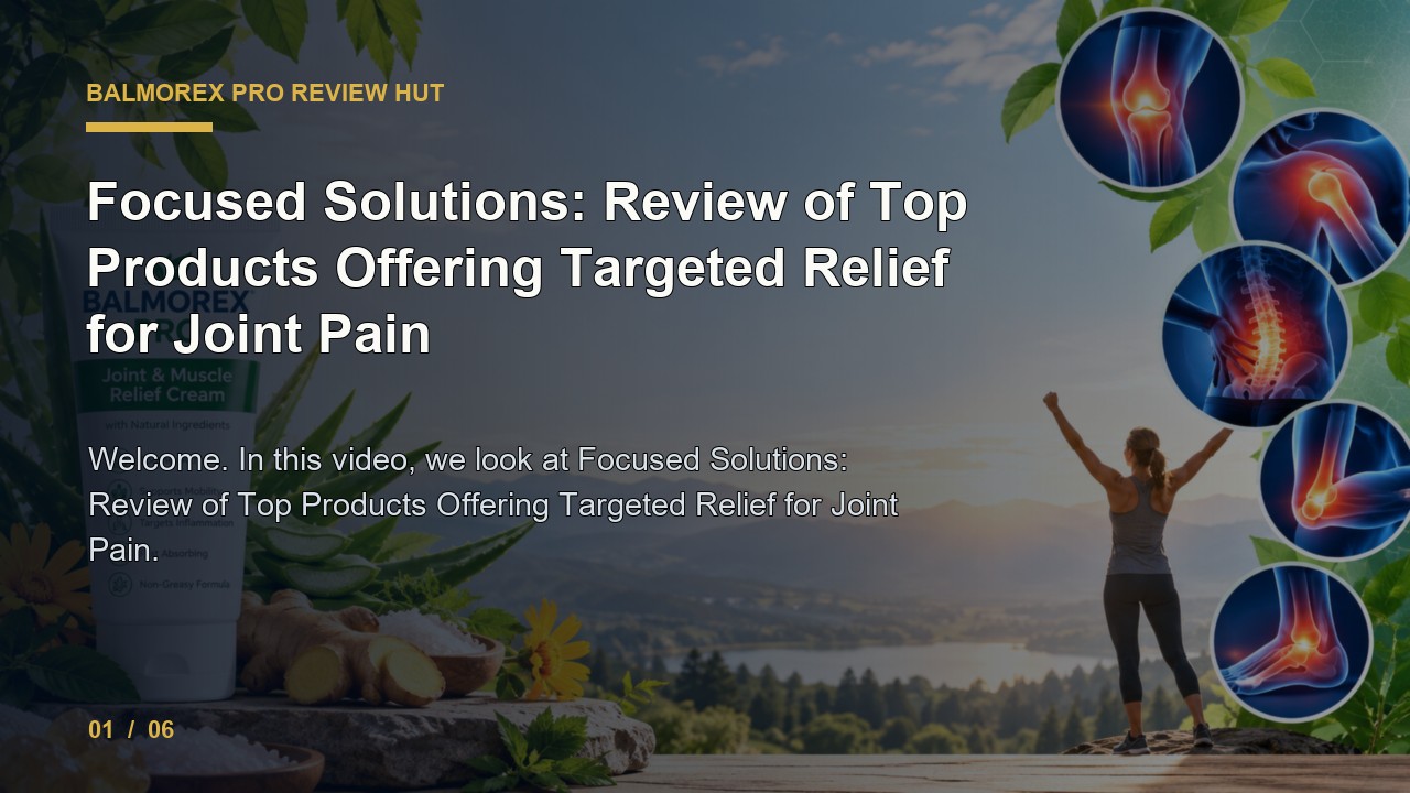 Balmorex Pro Review: Focused Solutions Review of Top Products Offering Targeted Relief for Joint Pain video thumbnail