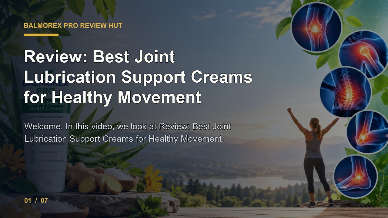 Balmorex Pro Review: Review Best Joint Lubrication Support Creams for Healthy Movement video thumbnail