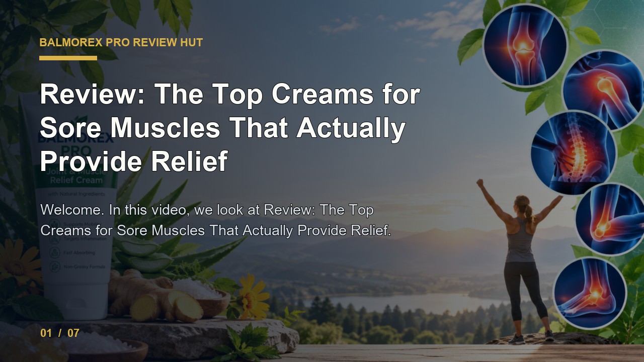 Balmorex Pro Review: Review the Top Creams for Sore Muscles That Actually Provide Relief video thumbnail