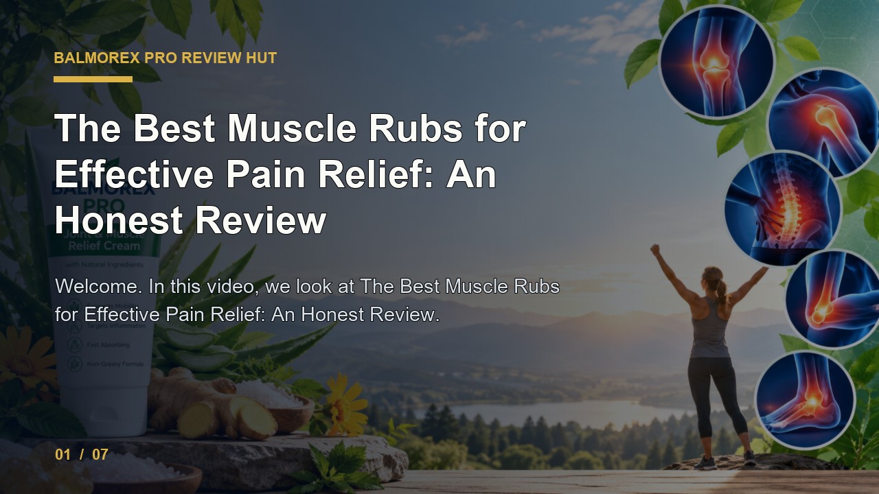 Balmorex Pro Review: the Best Muscle Rubs for Effective Pain Relief an Honest Review video thumbnail