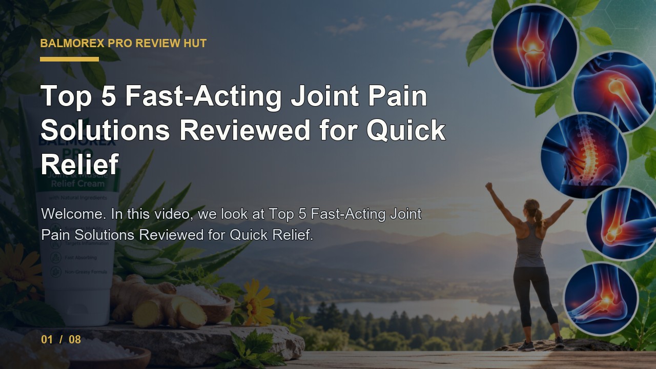 Balmorex Pro Review: Top 5 Fast Acting Joint Pain Solutions Reviewed for Quick Relief video thumbnail