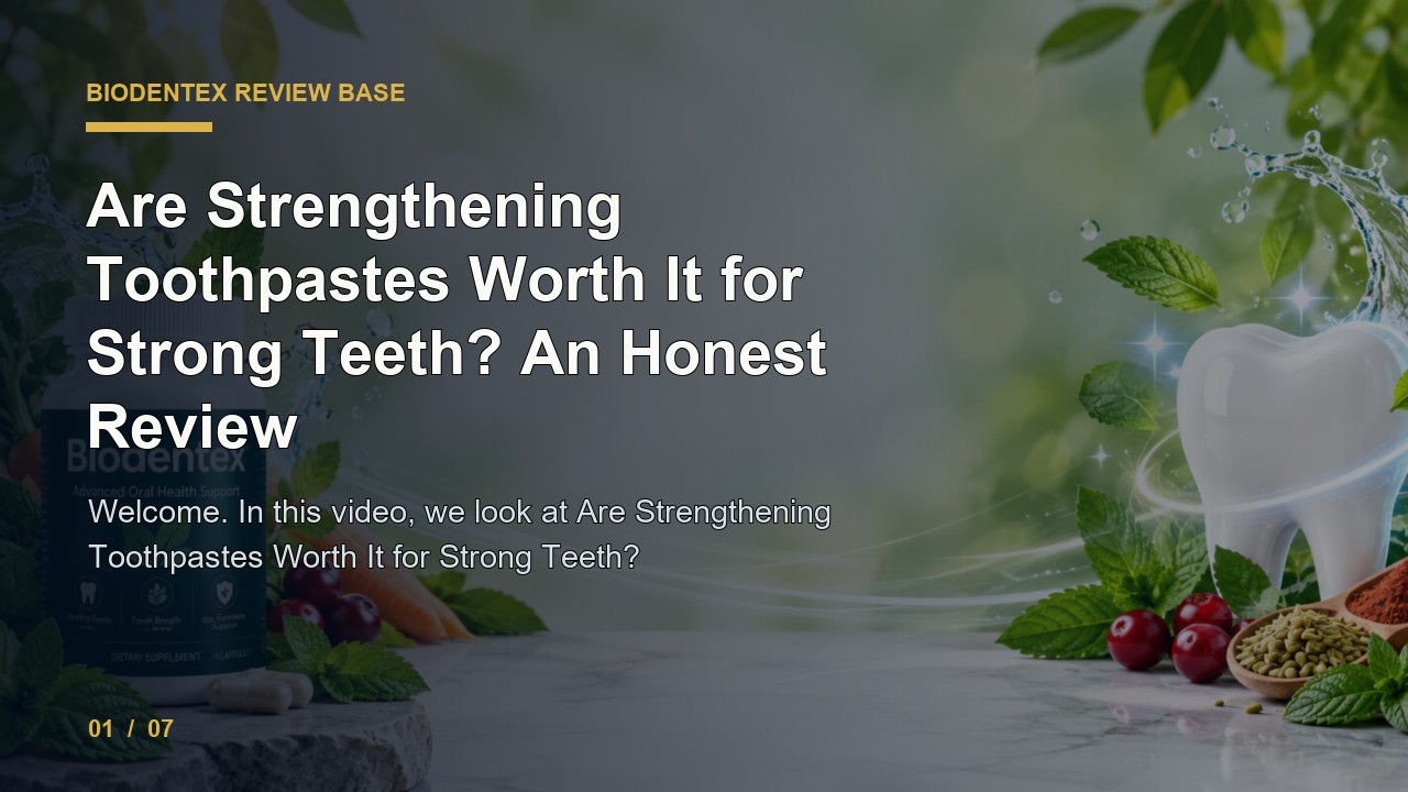 BioDentex Review: Are Strengthening Toothpastes Worth It for Strong Teeth an Honest Review video thumbnail