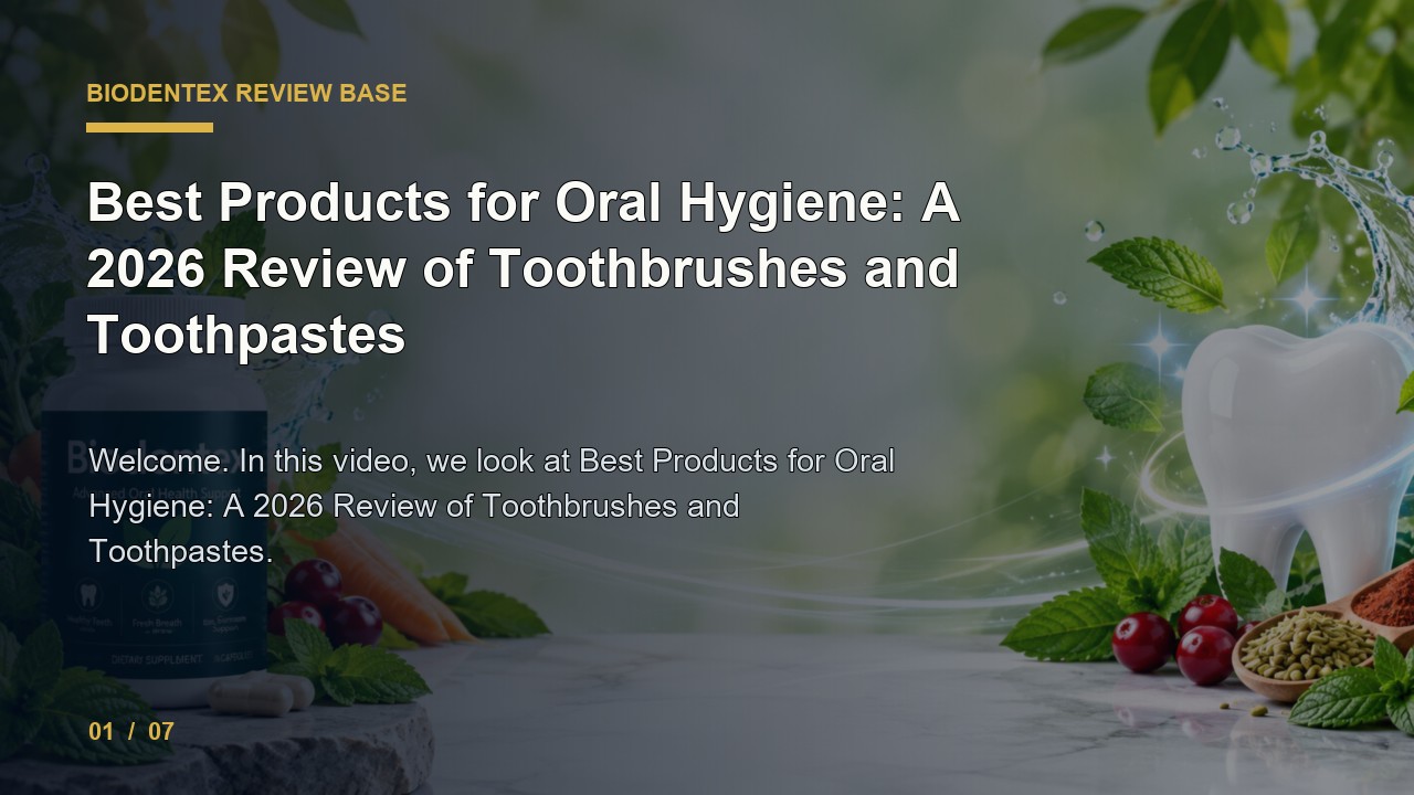 BioDentex Review: Best Products for Oral Hygiene a 2026 Review of Toothbrushes and Toothpastes video thumbnail