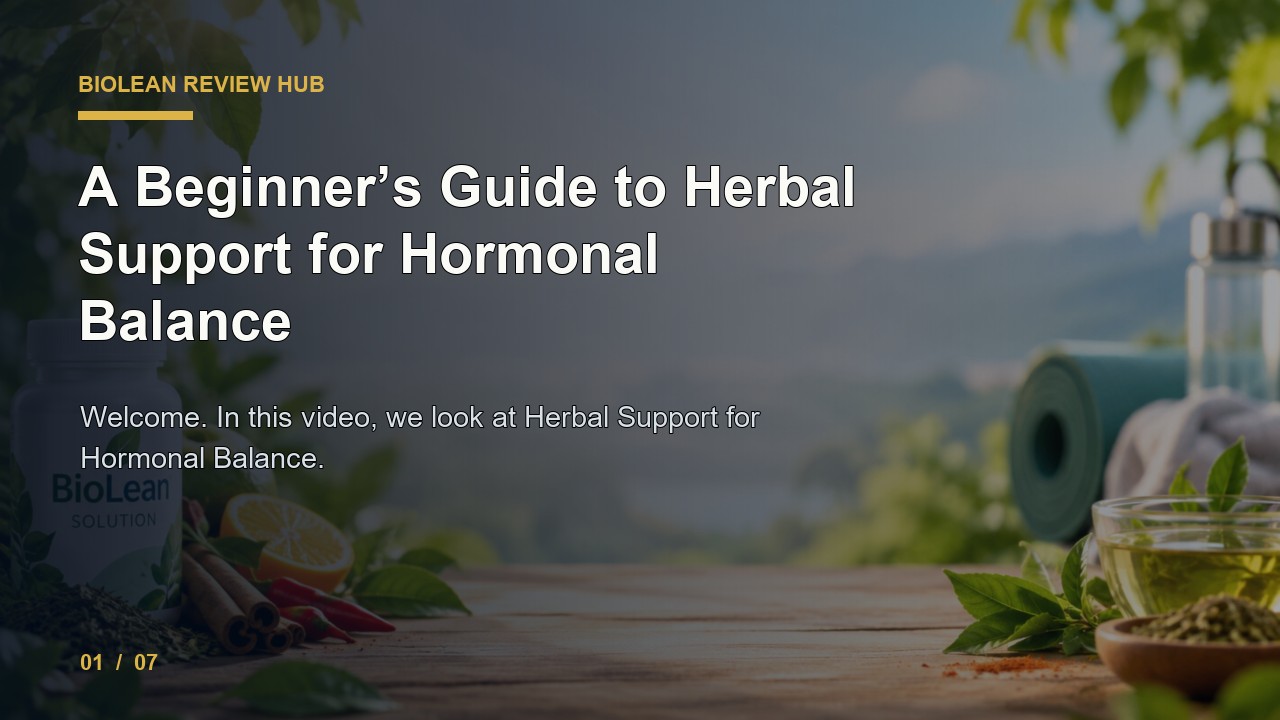 BioLean Review: a Beginner's Guide to Herbal Support for Hormonal Balance video thumbnail