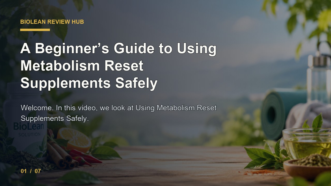BioLean Review: a Beginner's Guide to Using Metabolism Reset Supplements Safely video thumbnail