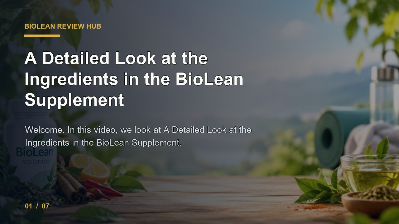 BioLean Review: a Detailed Look at the Ingredients in the BioLean Supplement video thumbnail