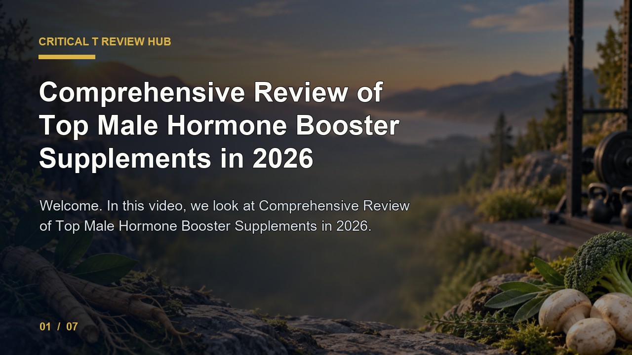 Critical T Review: Comprehensive Review of Top Male Hormone Booster Supplements in 2026 video thumbnail