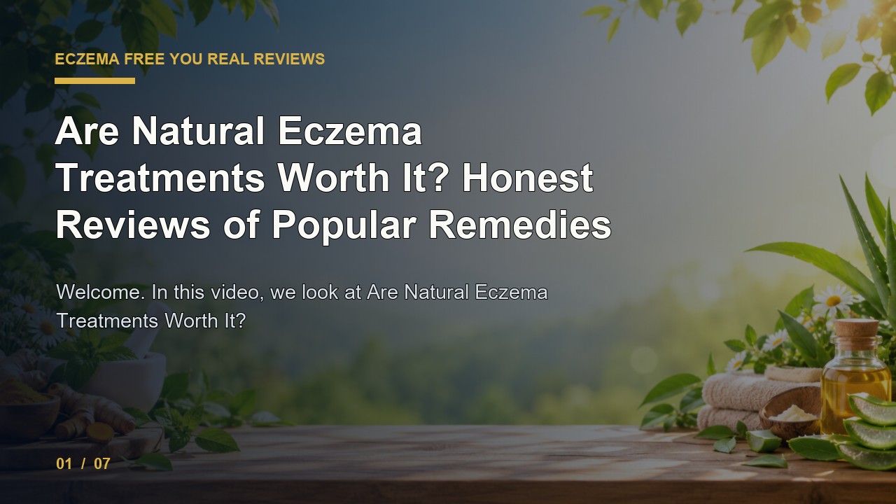 Eczema Free You Review: Are Natural Eczema Treatments Worth It Honest Reviews of Popular Remedies video thumbnail