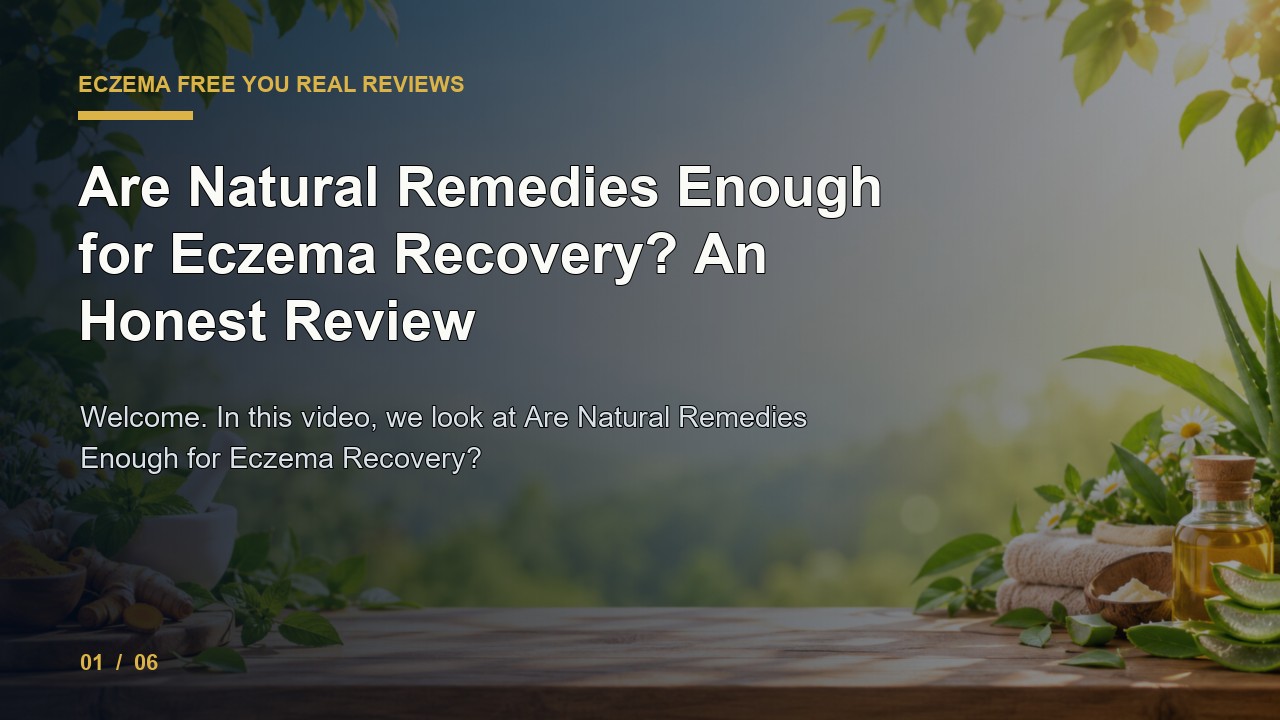 Eczema Free You Review: Are Natural Remedies Enough for Eczema Recovery an Honest Review video thumbnail
