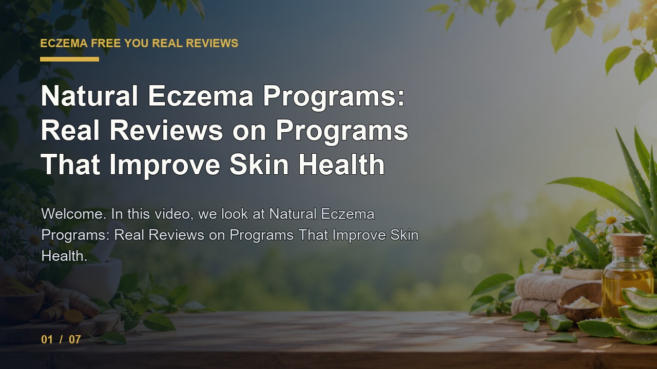 Eczema Free You Review: Natural Eczema Programs Real Reviews on Programs That Improve Skin Health video thumbnail