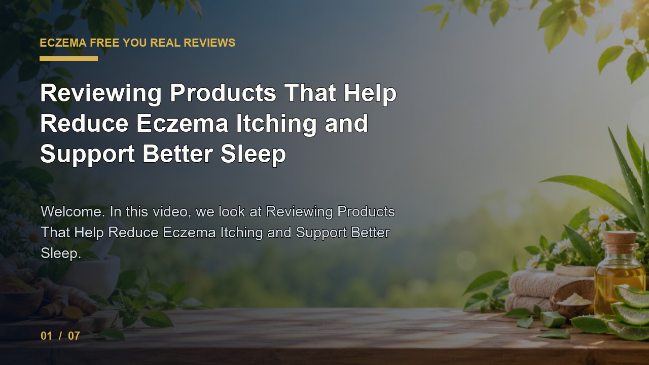Eczema Free You Review: Reviewing Products That Help Reduce Eczema Itching and Support Better Sleep video thumbnail