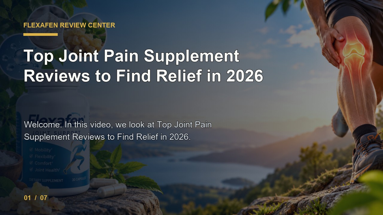 Flexafen Review: Top Joint Pain Supplement Reviews to Find Relief in 2026 video thumbnail