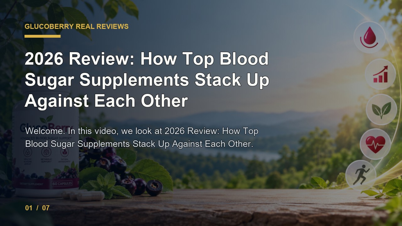 GlucoBerry Review: Review How Top Blood Sugar Supplements Stack Up Against Each Other video thumbnail