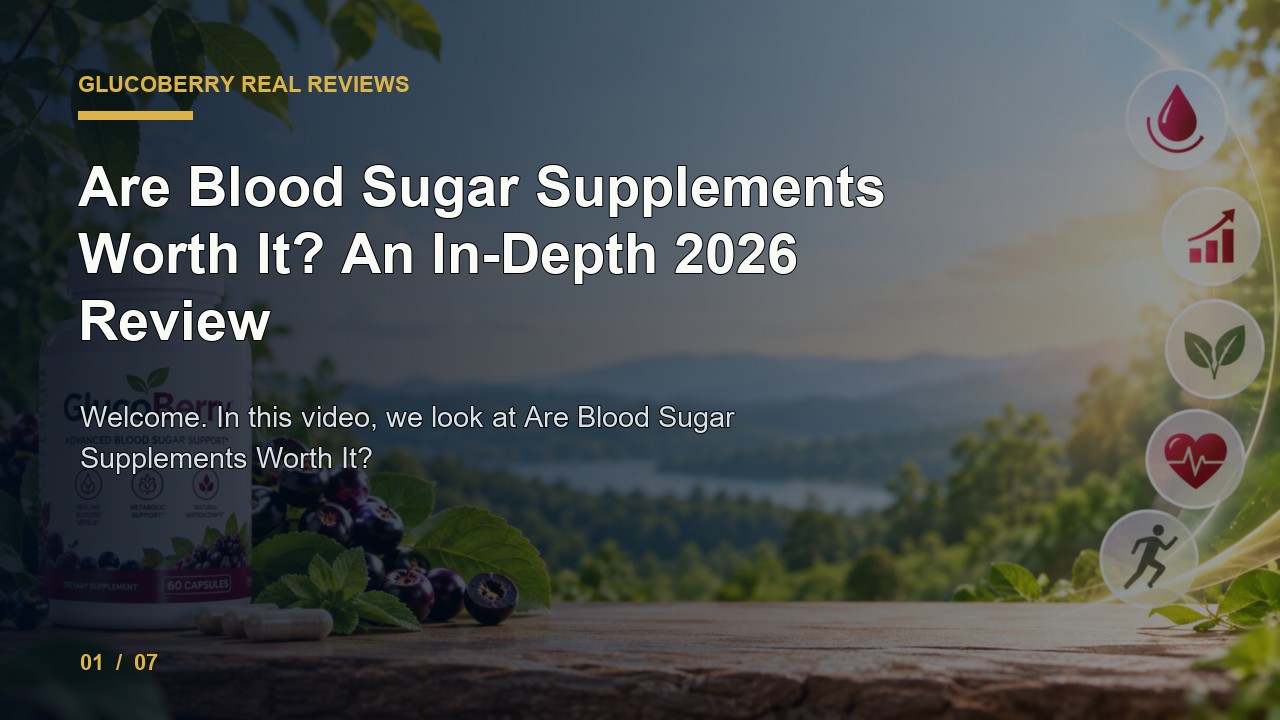 GlucoBerry Review: Are Blood Sugar Supplements Worth It an in Depth 2026 Review video thumbnail