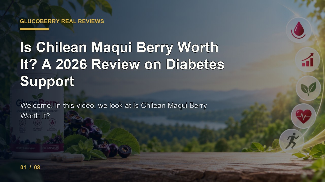 GlucoBerry Review: Is Chilean Maqui Berry Worth It a 2026 Review on Diabetes Support video thumbnail