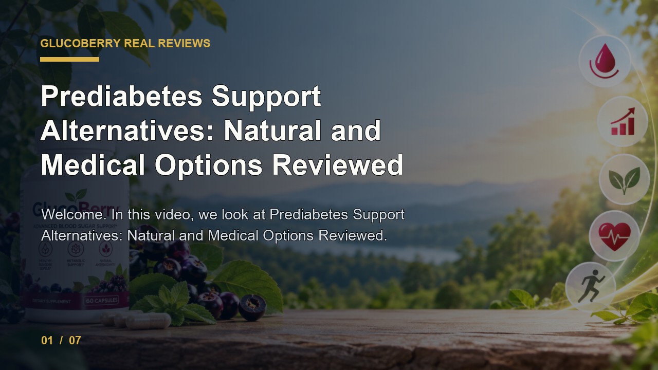 GlucoBerry Review: Prediabetes Support Alternatives Natural and Medical Options Reviewed video thumbnail
