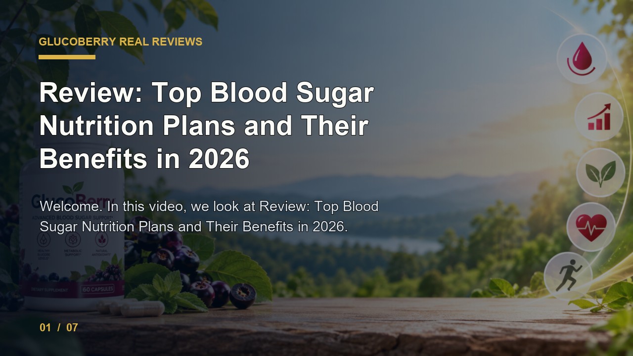 GlucoBerry Review: Review Top Blood Sugar Nutrition Plans and Their Benefits in 2026 video thumbnail