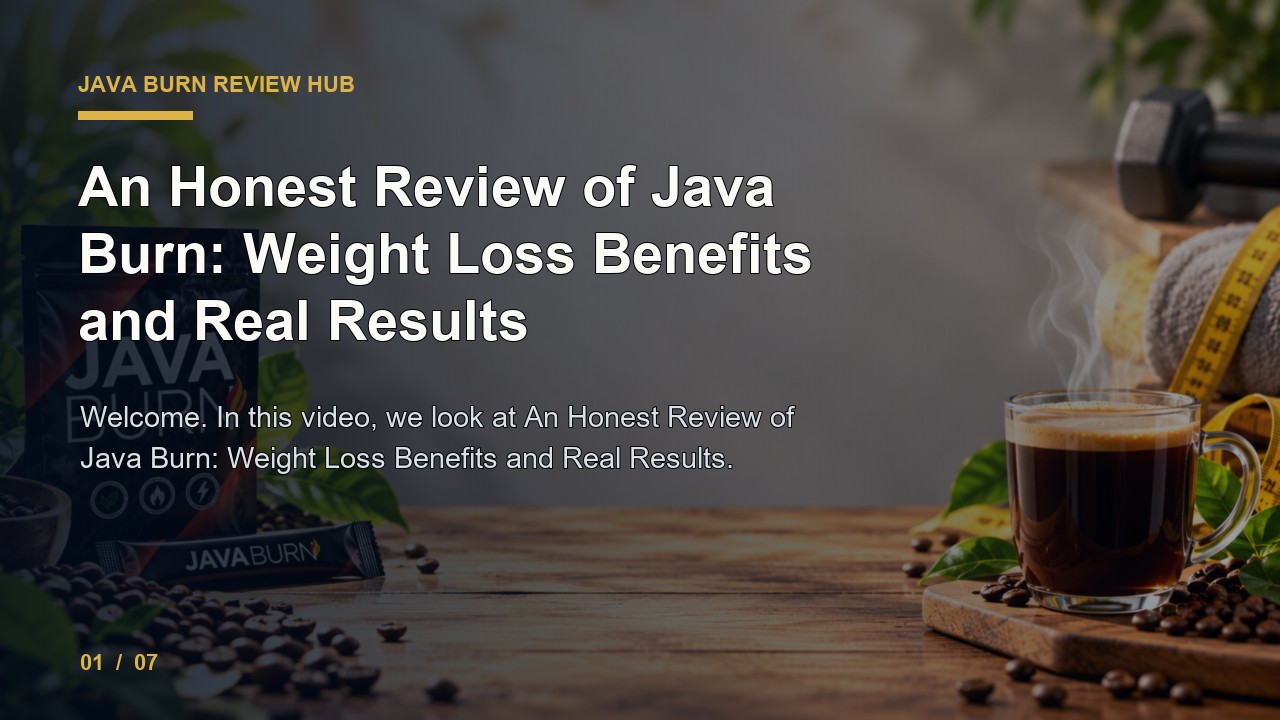 Java Burn Review: an Honest Review of Java Burn Weight Loss Benefits and Real Results video thumbnail