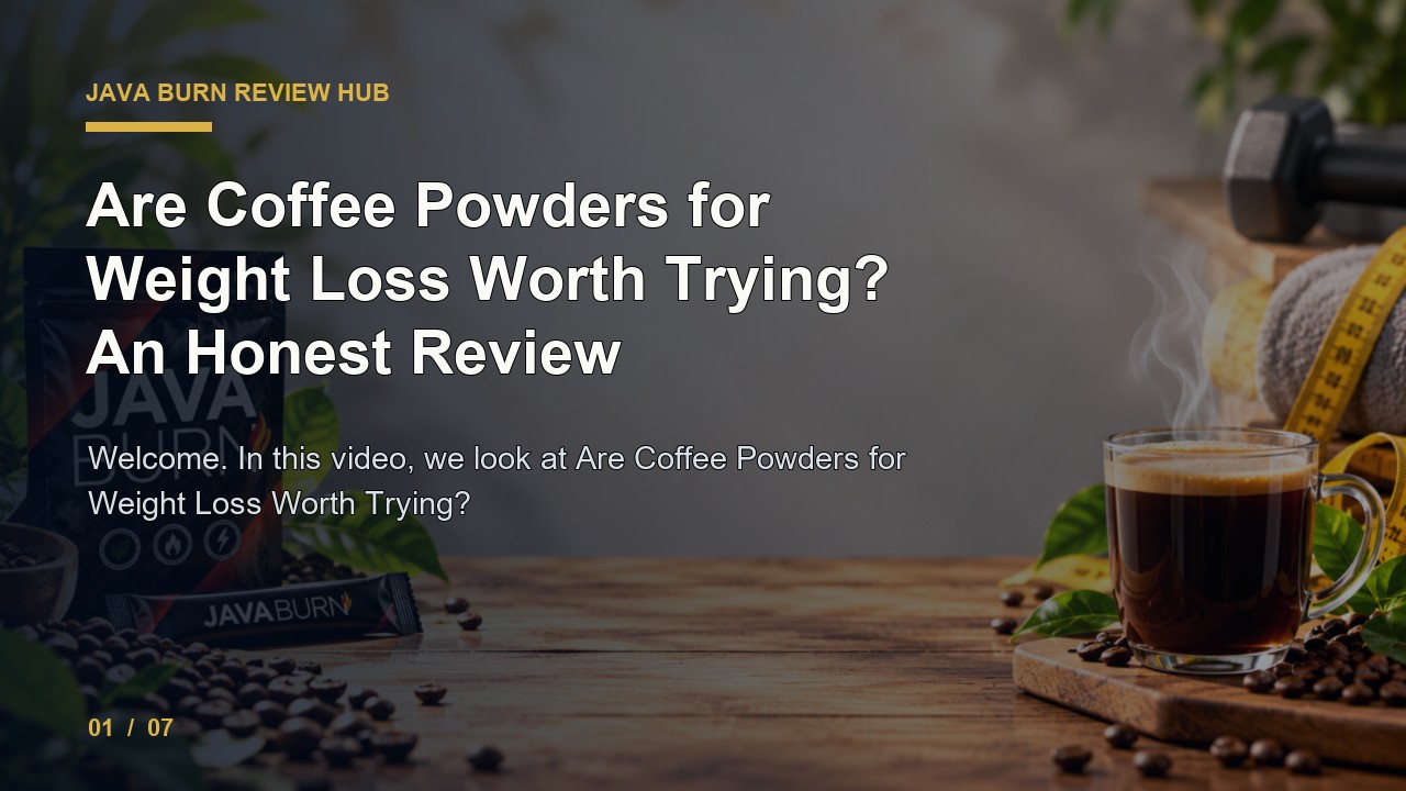 Java Burn Review: Are Coffee Powders for Weight Loss Worth Trying an Honest Review video thumbnail