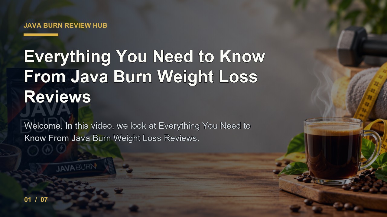 Java Burn Review: Everything You Need to Know from Java Burn Weight Loss Reviews video thumbnail