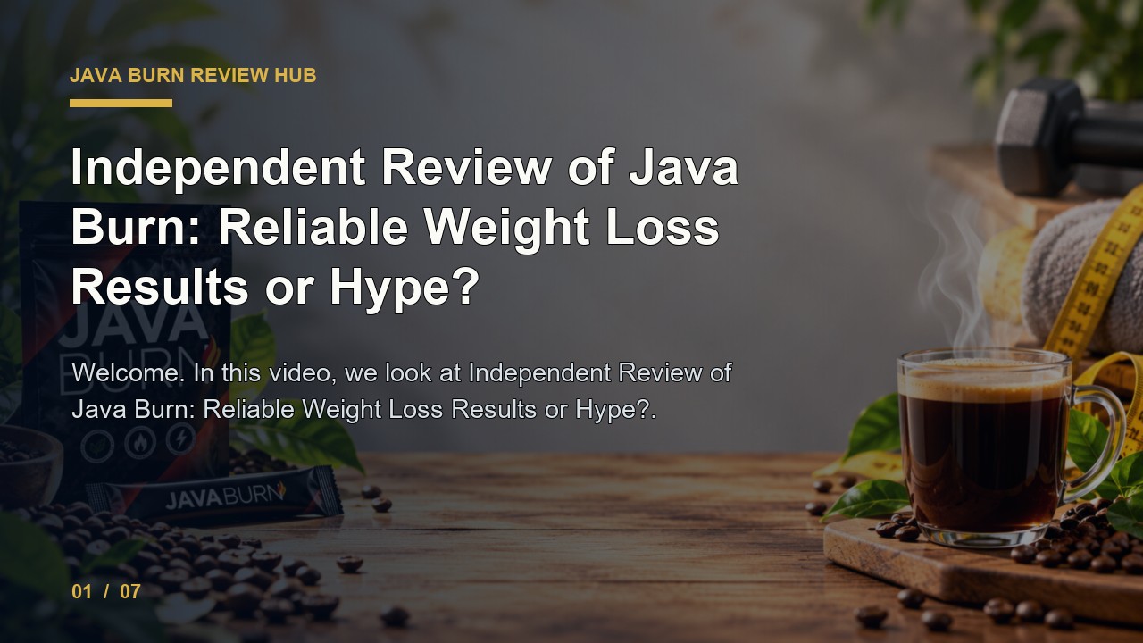 Java Burn Review: Independent Review of Java Burn Reliable Weight Loss Results or Hype video thumbnail