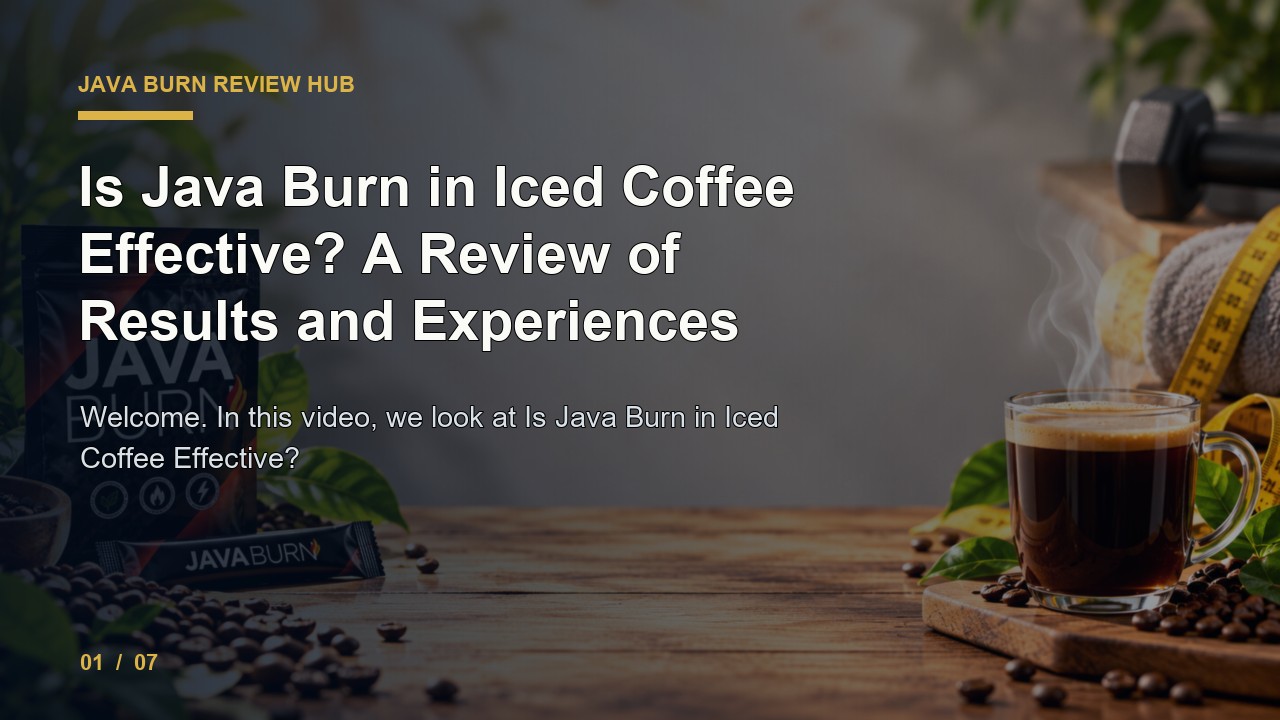 Java Burn Review: Is Java Burn in Iced Coffee Effective a Review of Results and Experiences video thumbnail