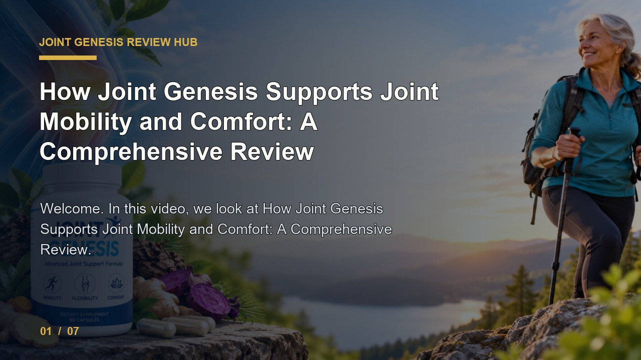 Joint Genesis Review: How Joint Genesis Supports Joint Mobility and Comfort a Comprehensive Review video thumbnail