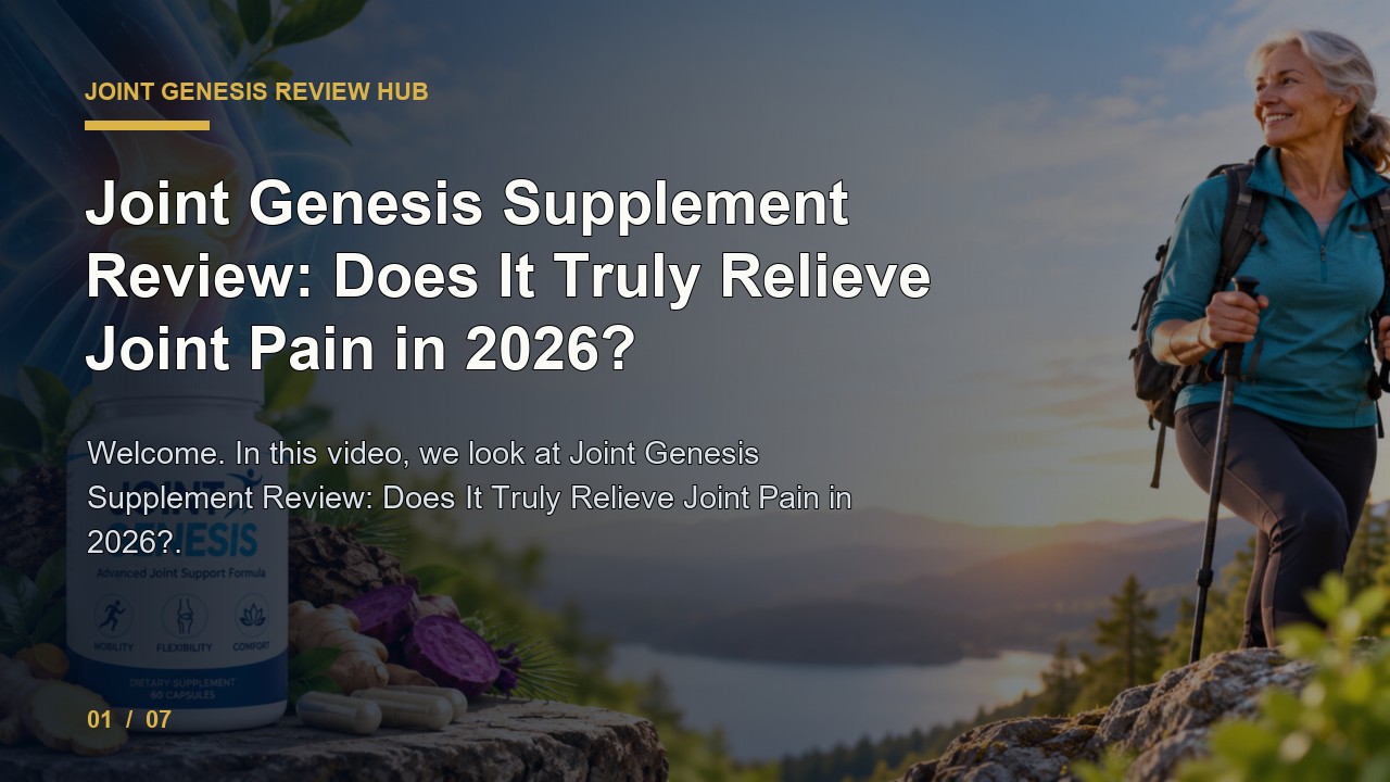 Joint Genesis Review: Joint Genesis Supplement Review Does It Truly Relieve Joint Pain in 2026 video thumbnail