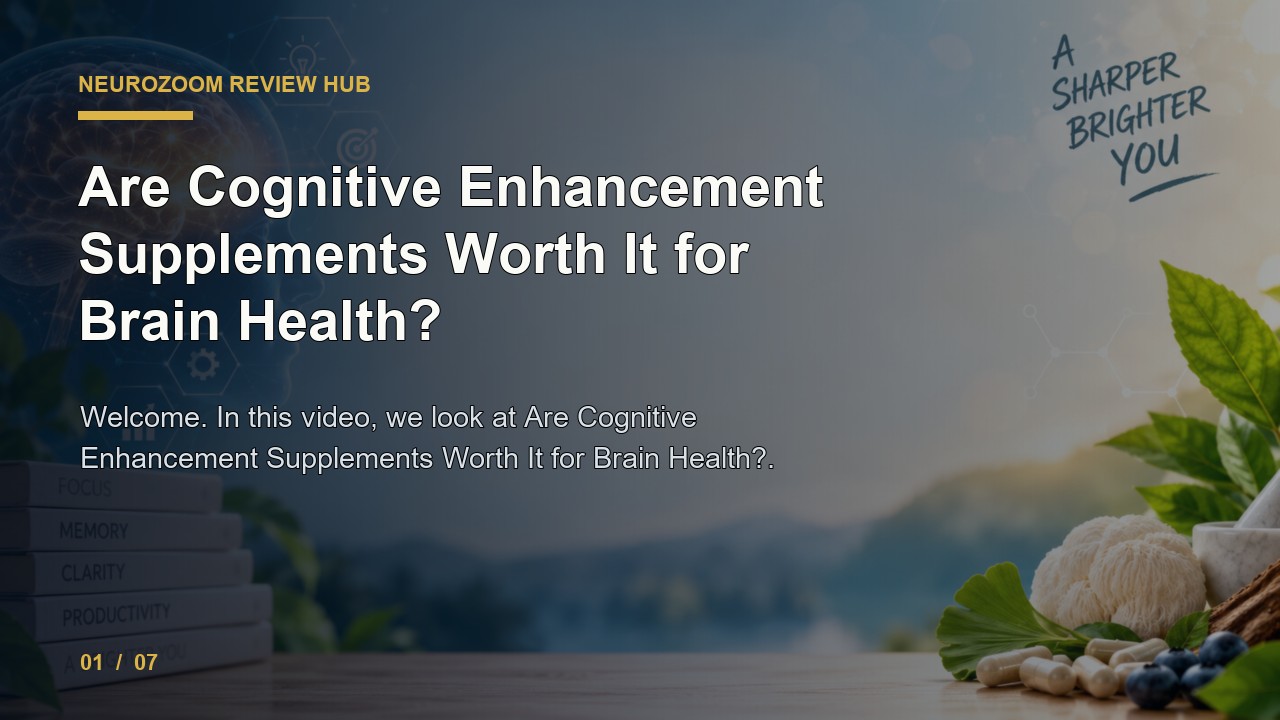 NeuroZoom Review: Are Cognitive Enhancement Supplements Worth It for Brain Health video thumbnail