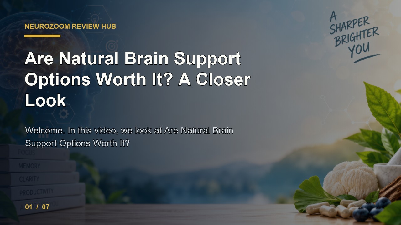 NeuroZoom Review: Are Natural Brain Support Options Worth It a Closer Look video thumbnail
