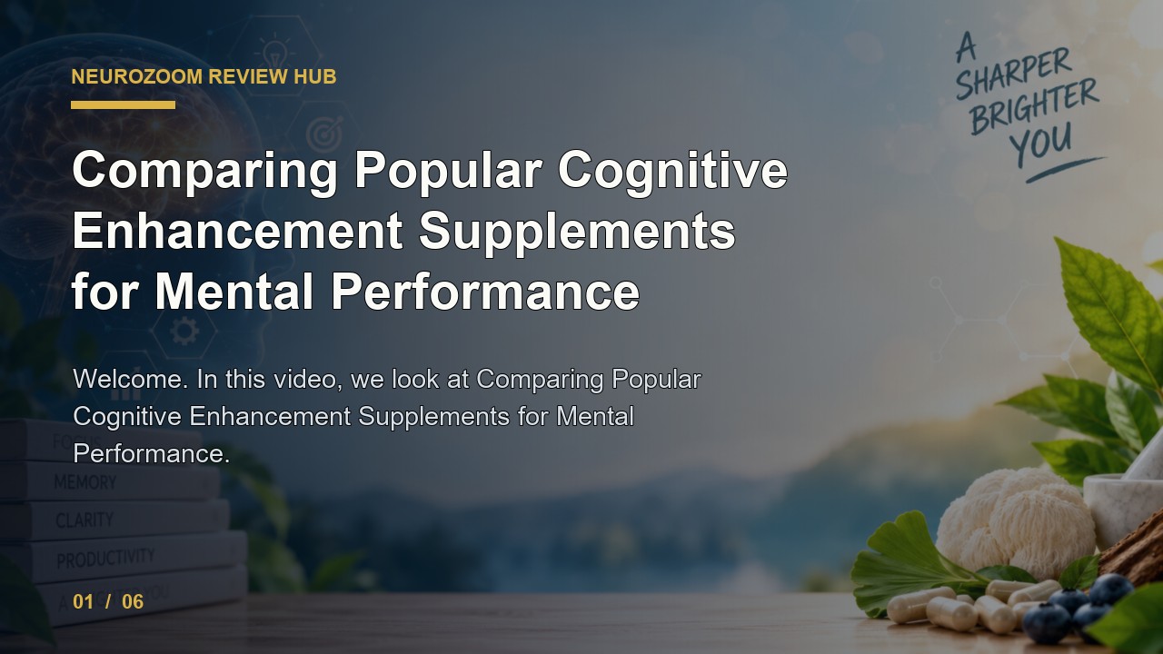 NeuroZoom Review: Comparing Popular Cognitive Enhancement Supplements for Mental Performance video thumbnail