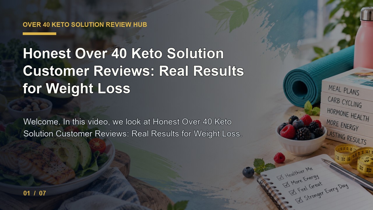 Over 40 Keto Solution Review: Honest Over 40 Keto Solution Customer Reviews Real Results for Weight Loss video thumbnail