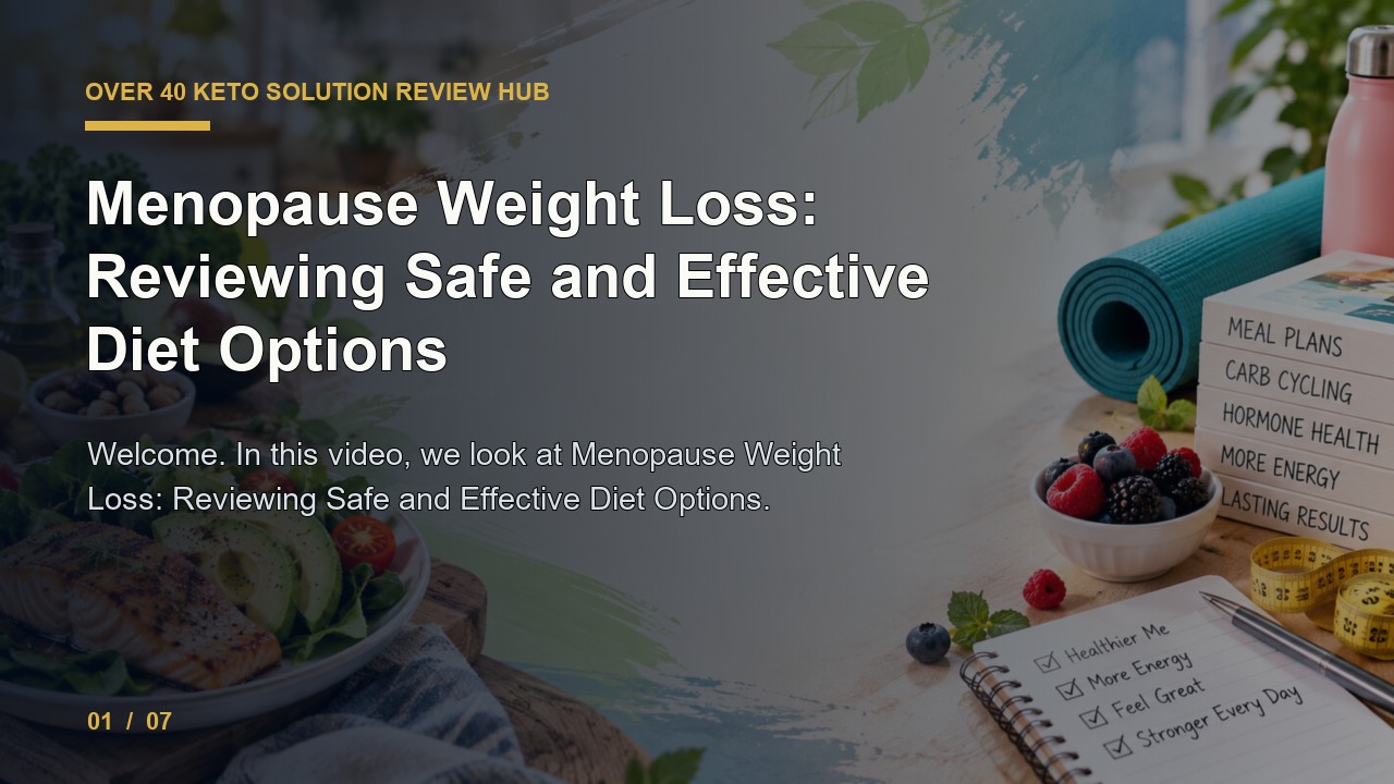 Over 40 Keto Solution Review: Menopause Weight Loss Reviewing Safe and Effective Diet Options video thumbnail