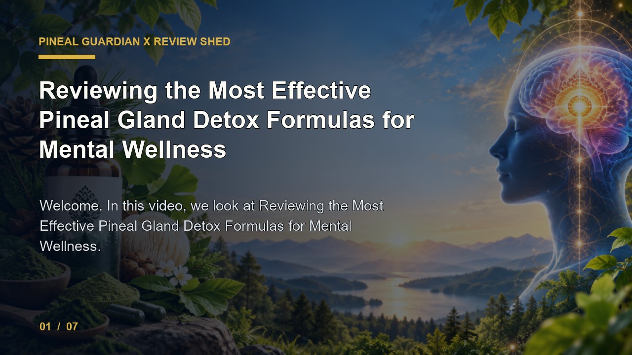 Pineal Guardian X Review: Reviewing the Most Effective Pineal Gland Detox Formulas for Mental Wellness video thumbnail