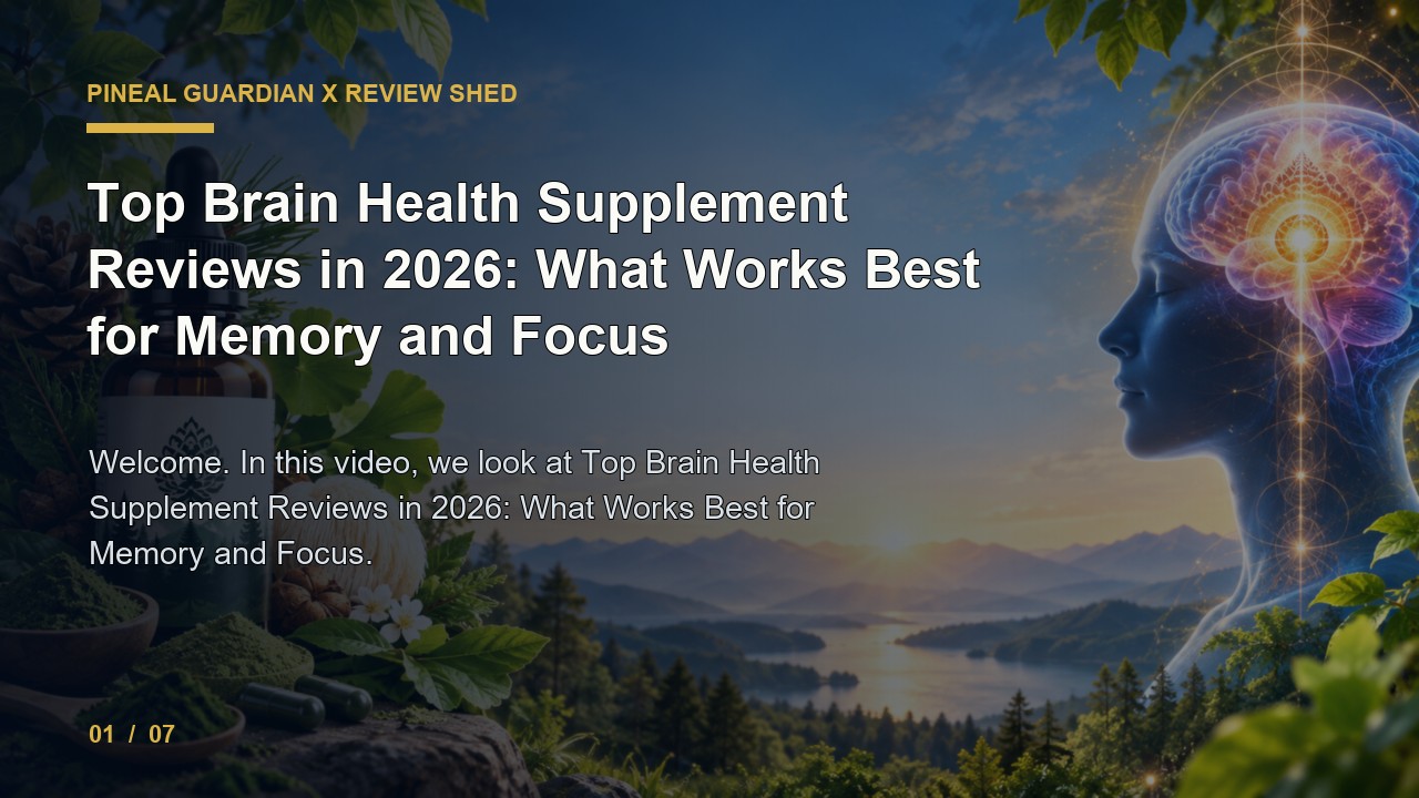 Pineal Guardian X Review: Top Brain Health Supplement Reviews in 2026 What Works Best for Memory and Focus video thumbnail