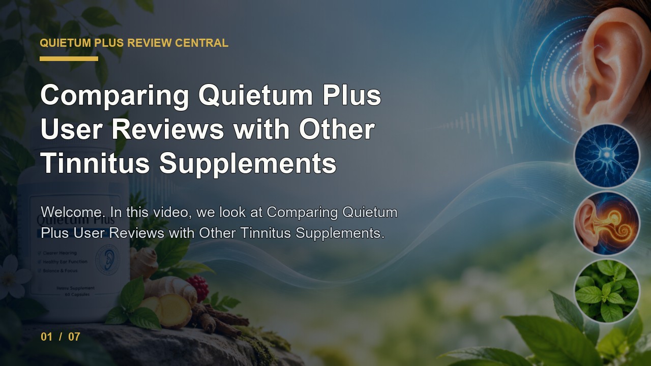 Quietum Plus Review: Comparing Quietum Plus User Reviews with Other Tinnitus Supplements video thumbnail