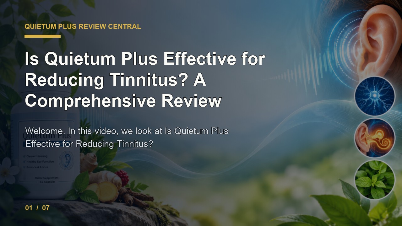 Quietum Plus Review: Is Quietum Plus Effective for Reducing Tinnitus a Comprehensive Review video thumbnail