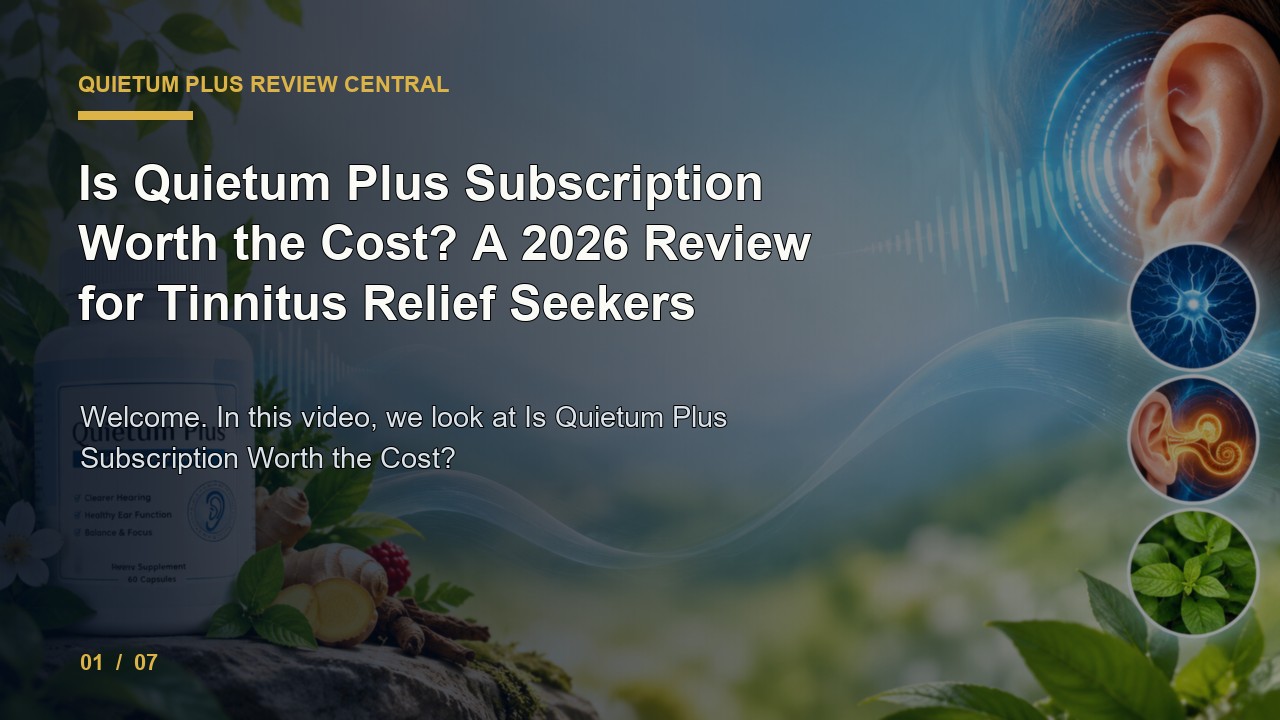 Quietum Plus Review: Is Quietum Plus Subscription Worth the Cost a 2026 Review for Tinnitus Relief Seekers video thumbnail
