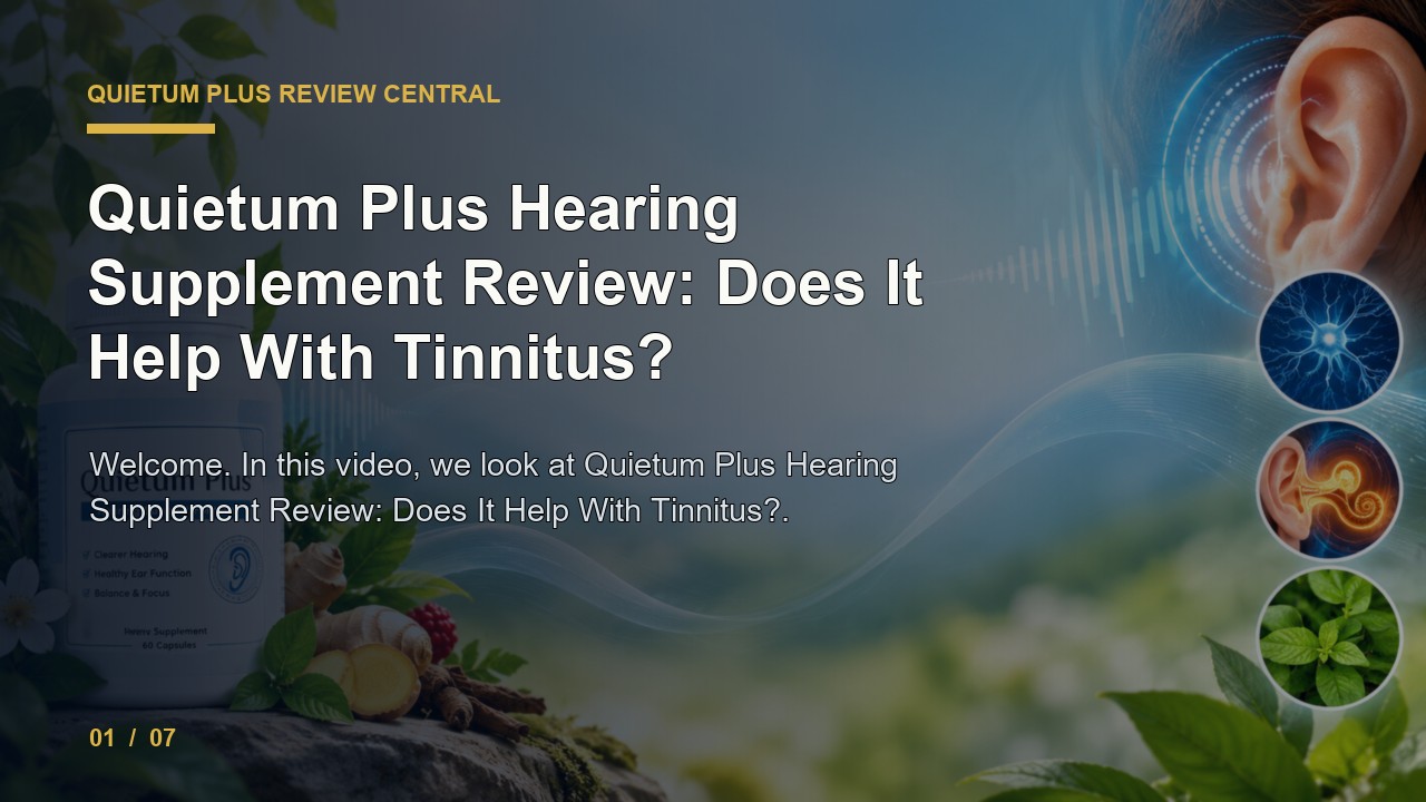 Quietum Plus Review: Quietum Plus Hearing Supplement Review Does It Help with Tinnitus video thumbnail