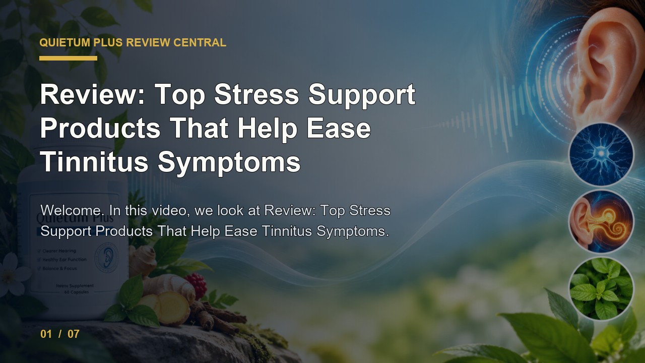 Quietum Plus Review: Review Top Stress Support Products That Help Ease Tinnitus Symptoms video thumbnail