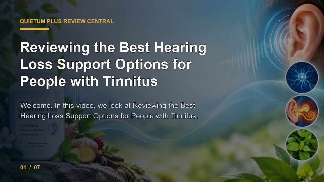 Quietum Plus Review: Reviewing the Best Hearing Loss Support Options for People with Tinnitus video thumbnail