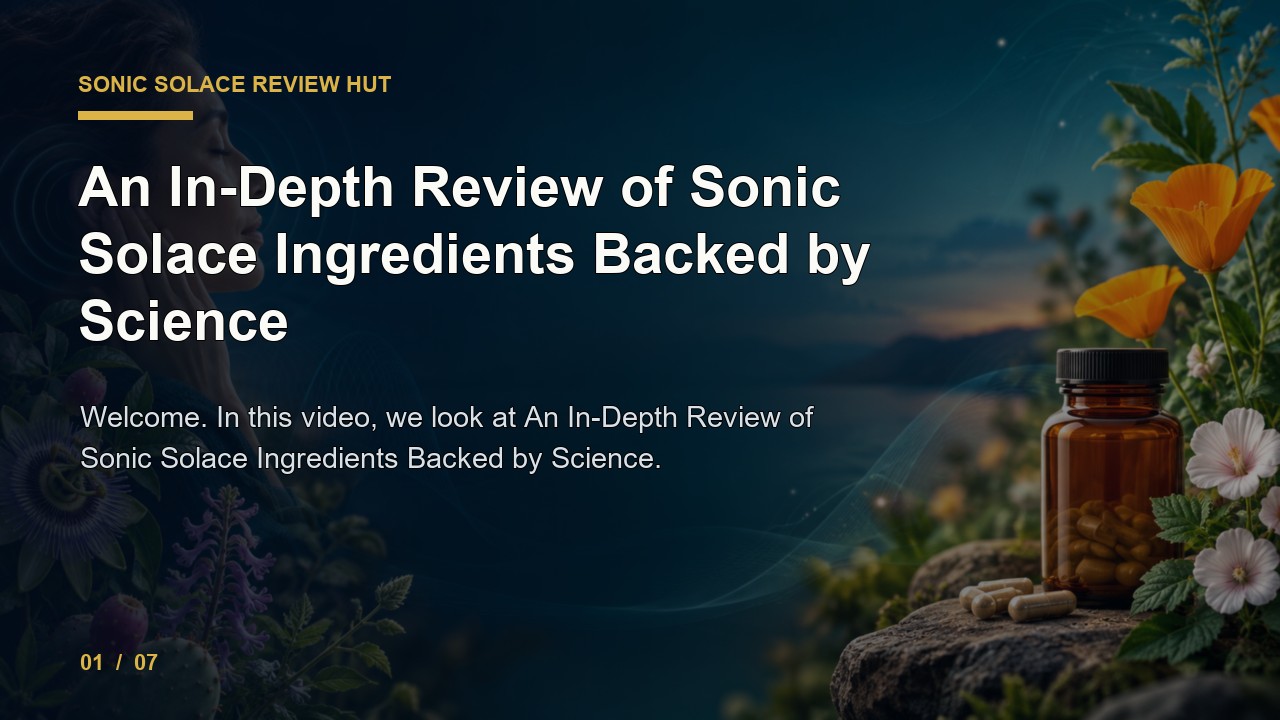 Sonic Solace Review: an in Depth Review of Sonic Solace Ingredients Backed by Science video thumbnail