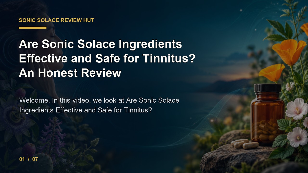 Sonic Solace Review: Are Sonic Solace Ingredients Effective and Safe for Tinnitus an Honest Review video thumbnail