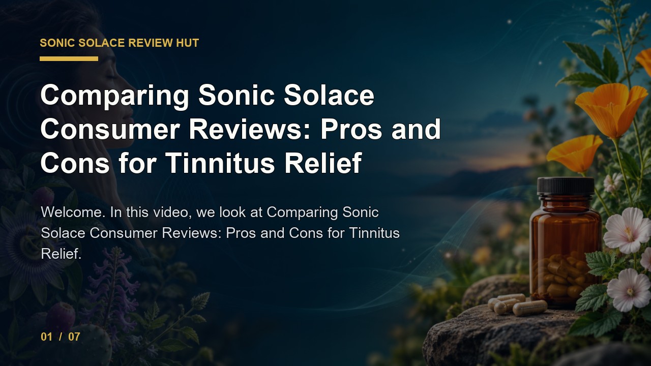 Sonic Solace Review: Comparing Sonic Solace Consumer Reviews Pros and Cons for Tinnitus Relief video thumbnail