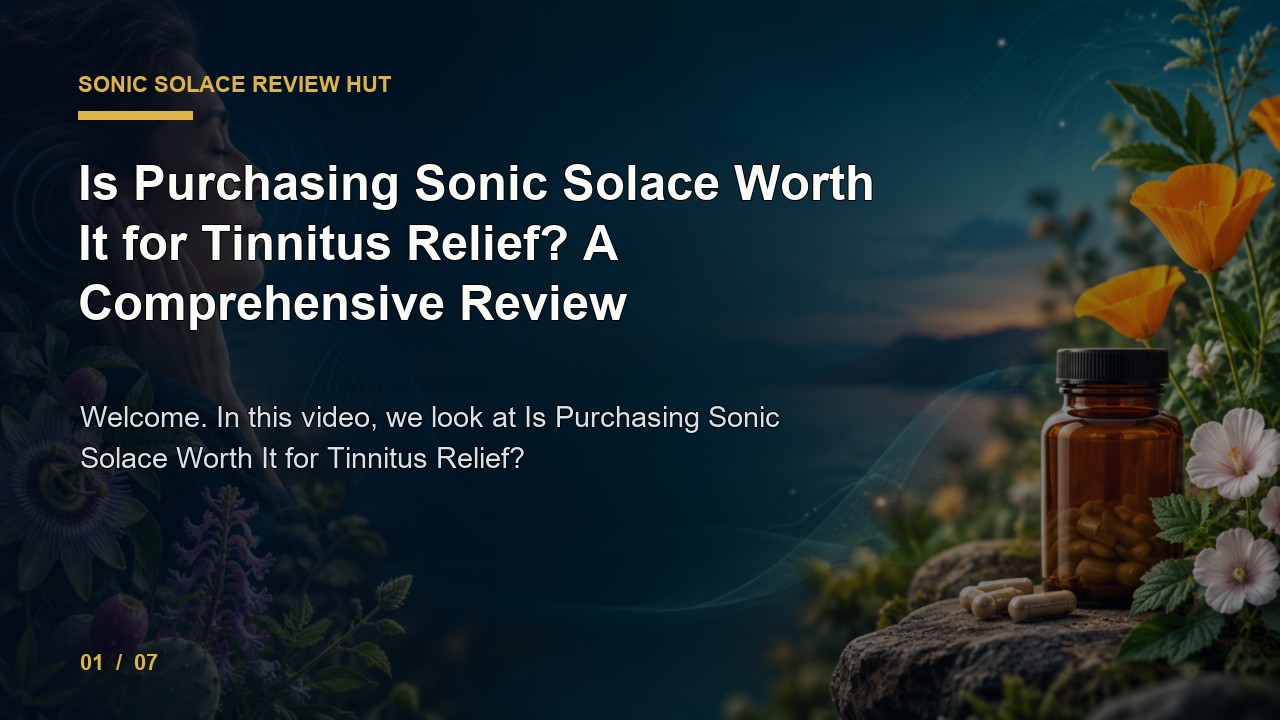 Sonic Solace Review: Is Purchasing Sonic Solace Worth It for Tinnitus Relief a Comprehensive Review video thumbnail