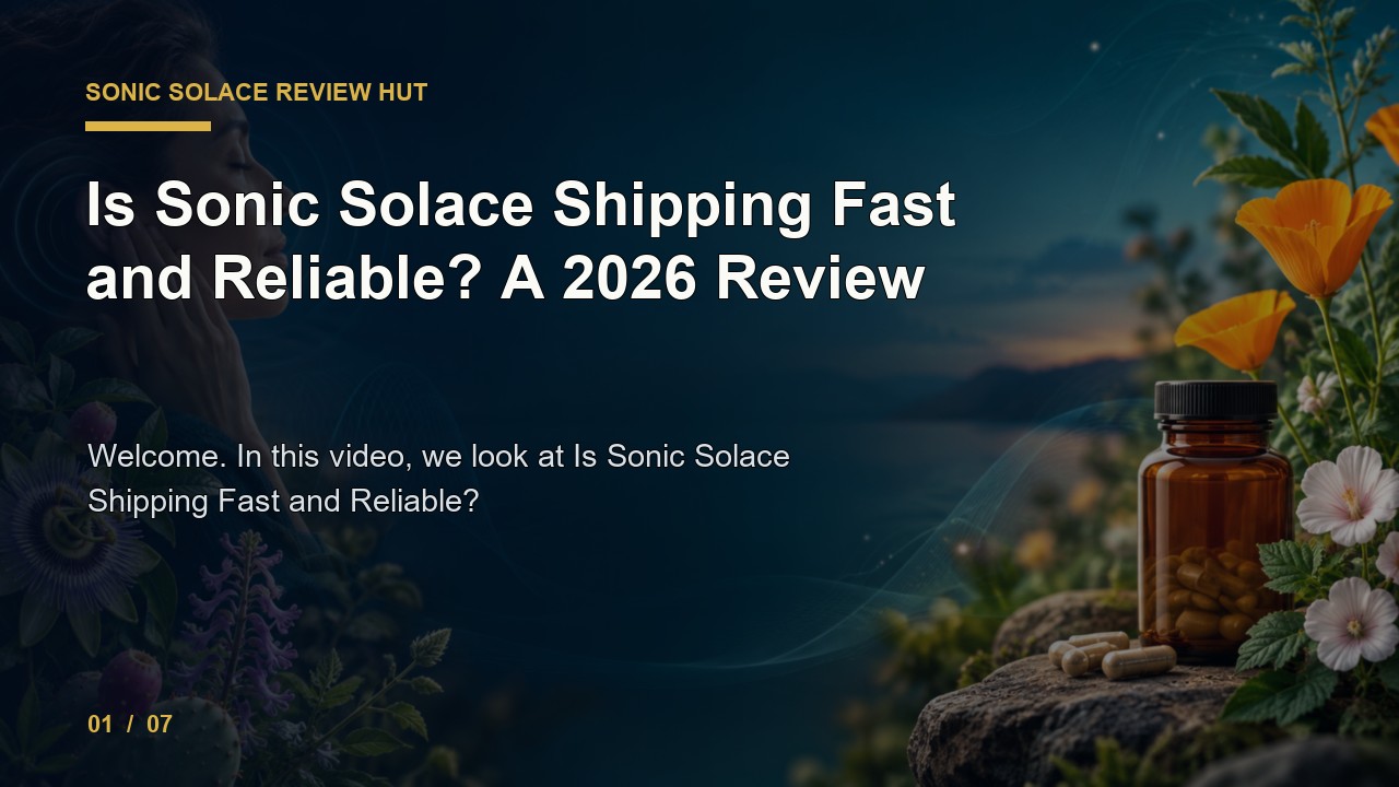 Sonic Solace Review: Is Sonic Solace Shipping Fast and Reliable a 2026 Review video thumbnail